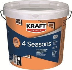 Kraft 4 Seasons Plastic Vopsea pentru Utilizare Externă 3lt Kraft 4 Seasons Plastic Vopsea pentru Utilizare Externă 3lt