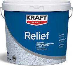 Kraft Relief Πλαστικό Χρώμα για Εσωτερική και Εξωτερική Χρήση 15kg