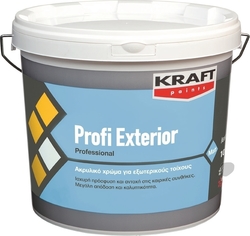 Kraft Profi Exterior Professional Πλαστικό Χρώμα Ακρυλικό για Εξωτερική Χρήση 3lt