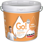 Kraft Go Interior Plastic Anti-Mildew Paint for Interior Use White 3lt