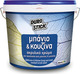 Durostick Μπάνιο & Κουζίνα Plastic Anti-Mildew Acrilyc Paint for Interior and Exterior Use White 10lt