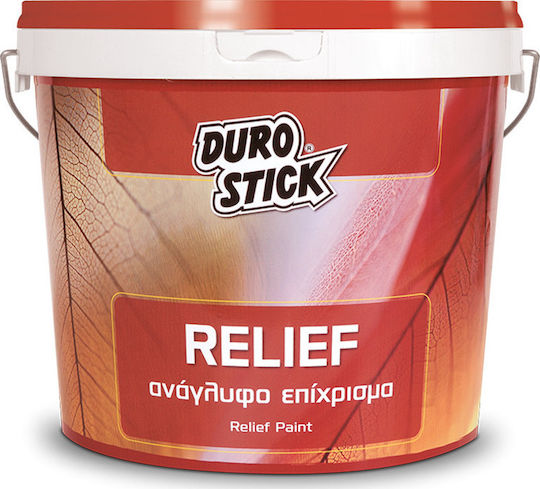 Durostick Relief Plastic Relief Paint for Exterior Use White 10lt