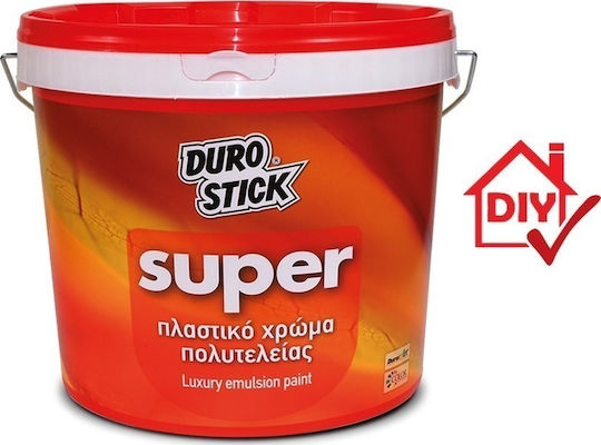 Durostick Super Plastic Paint for Interior and Exterior Use White 10lt