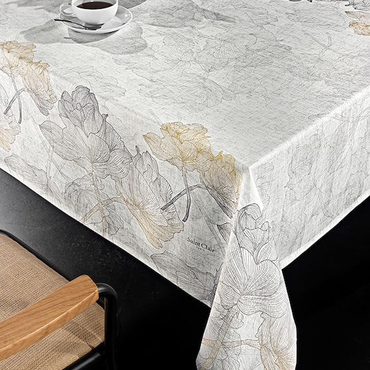 Saint Clair Τραπεζομάντηλο Αλέκιαστο 1009 Μπέζ 145x180εκ.
