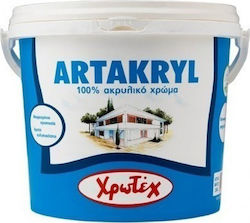 CHrotech Artakryl Plastik Farbe für Äußeres Verwendung Weiß 10Es