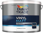 Dulux Vinyl Plastic Paint for Interior Use White 9lt Matt