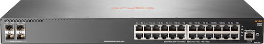 HP Aruba 2930F 24G 4SFP+ Managed L2 Switch with 24 Gigabit (1Gbps) Ethernet Ports and 4 SFP Ports