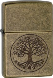 Zippo Αναπτήρας Φλόγας Μπρούτζινος Tree of Life Zippo Αναπτήρας Φλόγας Μπρούτζινος Tree of Life