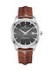 Hamilton Jazzmaster Ανδρικό Ρολόι 40mm Μπαταρίας με Καφέ Δερμάτινο Λουράκι