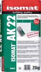 Isomat AK 22 Клей Плочки Бял 25кг