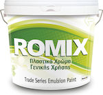 Durostick Romix Plastic Paint for Interior Use Λευκό 750ml