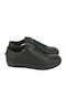 1104 Черни Анатомични Дамски Slip-On Кожени Черни