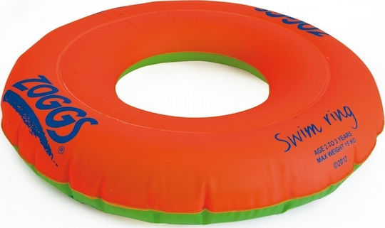 Zoggs Kids' Swim Ring with Diameter 23cm. for 2-3 Years Old Orange