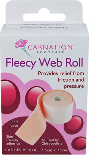 Carnation Fleecy Web Roll 7.5cm x 75cm Heel Patch