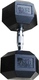 Toorx Hexagon Rubber Dumbbell 1 x 25kg