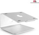 Maclean Energy Deluxe Aluminum Desktop Stand MC-730 Stand for Laptop up to 17" Silver