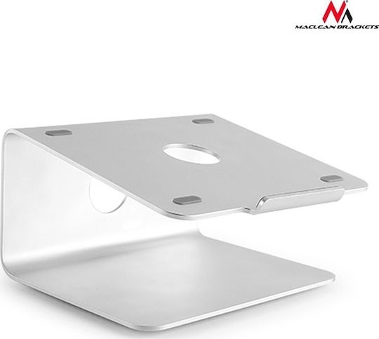 Maclean Energy Deluxe Aluminum Desktop Stand MC-730 Stand for Laptop up to 17" Silver