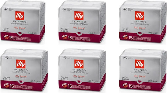 Illy Κάψουλες Espresso Mitaca MPS Intenso Dark Roast Συμβατές με Μηχανή Mitaca 90caps
