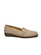 Relax Anatomic 2223-11 Leather Women's Moccasins in Beige Color