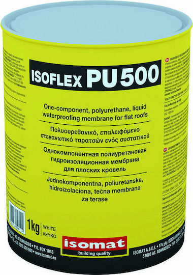 Isomat Isoflex PU 500 Elastomer Insulating Sealing Polyurethane 1kg White