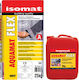 Isomat Aquamat Flex Επαλειφόμενο Στεγανωτικό 2 Συστατικών 18kg Γκρι