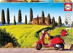 Scooter In Toscana Puzzle 2D 1500 Pieces