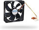 Chieftec AF-1225S Case Fan 120mm (1350rpm / 42cfm) Χωρίς Led Φωτισμό και Σύνδεση 3-Pin