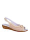 Apostolidis Shoes 3621 Women's Platform Shoes Beige