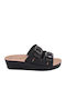 Bella Women's Platform Wedge Sandals Black