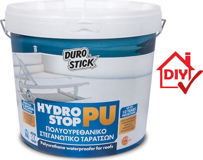 Durostick Hydrostop-PU Elastomer Acrilyc Insulating Sealing Polyurethane 10lt White