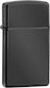Zippo Slim Windproof Flame Lighter in Black Color