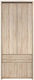 Norton Double-Leaf Door Wardrobe Sonoma 88x55x210cm