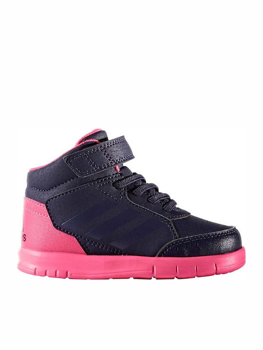 Adidas Παιδικά Sneakers High Altasport Mid EL I Super Pink / Noble Ink / Punime