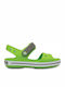 Crocs Crocband Children's Anatomical Beach Shoes Green