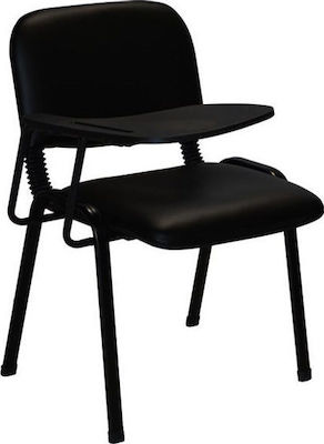 HomeMarkt Καρέκλα με Αναλόγιο Φροντιστηρίου Μαύρη 54x59x78εκ.