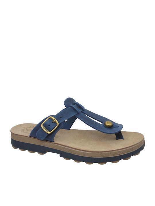 Fantasy Sandals Leder Flache Sandalen für Damen...