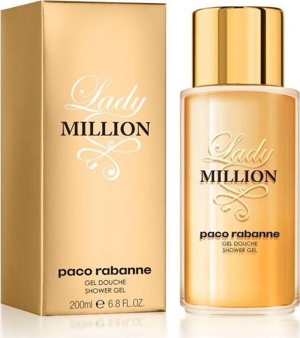 Lady million shower gel 200ml hot sale