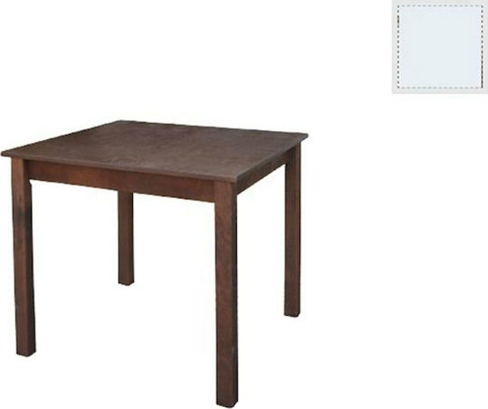 Square Tavern White 70x70x75cm