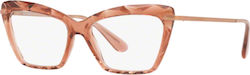 Dolce & Gabbana Damen Brillengestell Schmetterl...