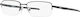 Oakley Men's Metal Prescription Eyeglass Frame Made of Titanium Black 5125 01