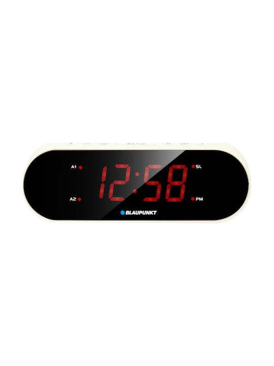 Blaupunkt Ψηφιακό Ρολόι Επιτραπέζιο με Ξυπνητήρι CR6WH