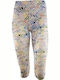 Gravity Tempo 182725A White Schulung Frauen Capri Leggings Mehrfarbig