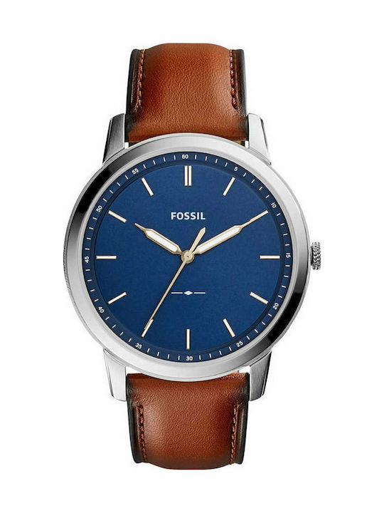 Fossil Minimalist Herrenuhr 44mm Batterie mit B...
