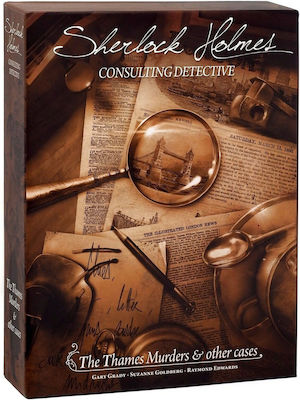 Asmodee Brettspiel Sherlock Holmes Consulting Detective - The Thames für 1-8 Spieler 13+ Jahre ASMSCSHDC01US