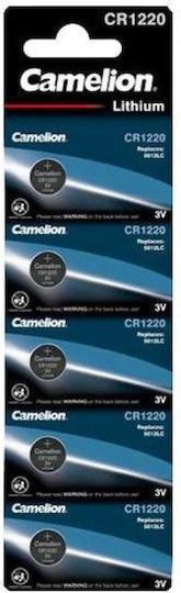 Camelion Batterien Lithium für Uhren CR1220 3V 5Stück