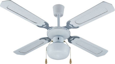 Primo PRCF-80277 Ventilator de Tavan 105cm cu Lumină Alb