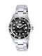 Invicta Pro Diver Watch Battery with Silver Metal Bracelet