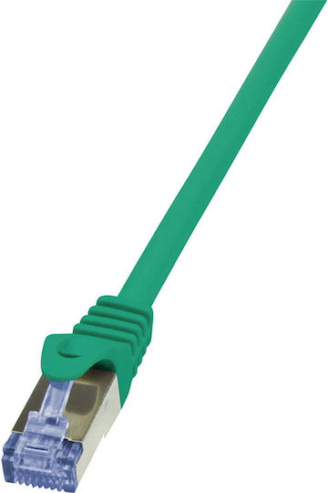 LogiLink S/FTP Cat.6a (Gigabit) Мрежов Кабел Ethernet 2м Зелен