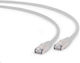 Cablexpert S/FTP Netzwerkkabel Kat.6a Gigabit Ethernet Kabel 1,5m Grau