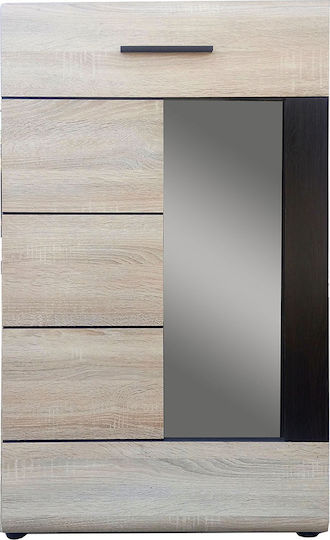 Solo Επιδαπέδια Βιτρίνα από MDF με Τζάμι Sonoma / Wenge 65x35x109cm TO-SOLO1W Solo Επιδαπέδια Βιτρίνα από MDF με Τζάμι Sonoma / Wenge 65x35x109cm TO-SOLO1W
